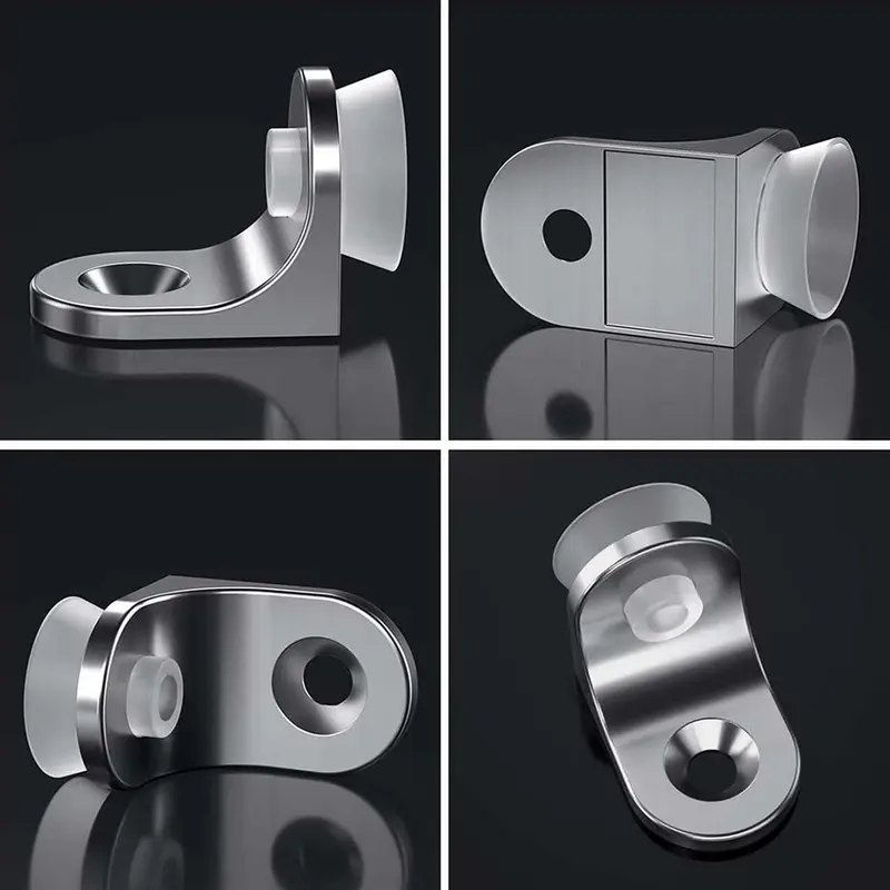 Kệ Kính Giá Đỡ, [TESE], Hỗ Trợ Giá Đỡ Cố Định Góc Phải, Đế Cốc Hút, 20x 2