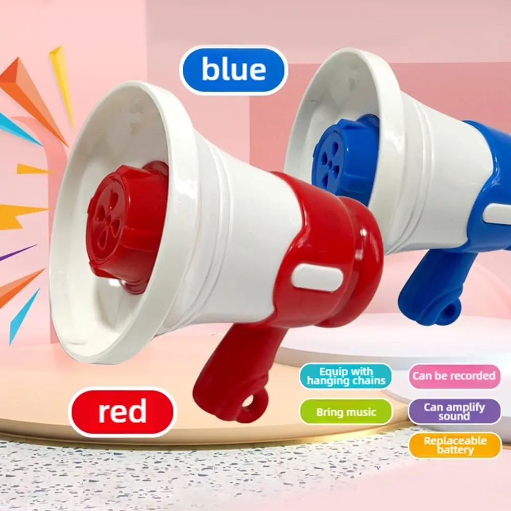 Creative Recording Mini Speaker Handheld Microphone Recording Speaker Decompression Toy