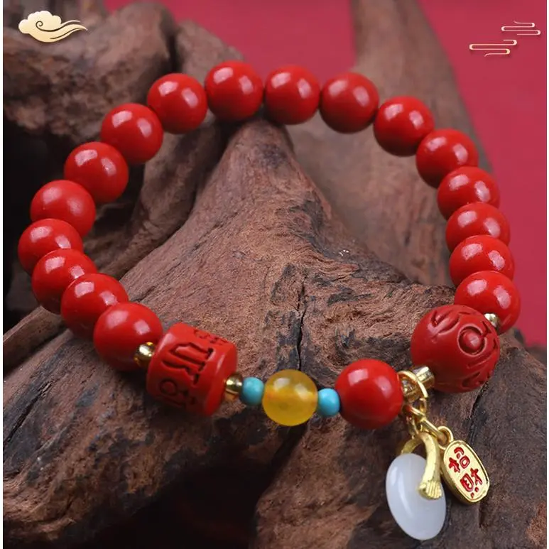 Vòng Tay Đính Cườm, Dành Cho Phụ Nữ, Thiết Kế Nguyên Bản Charm Cao Cấp, Năm Hoàng Đạo May Mắn, Vòng Tay Bạn Bè, Làm Bằng Charm