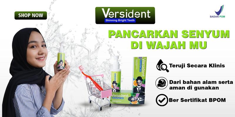 Product Introduction of VERSIDENT Shinning Bright Teeth 2 Pcs - Pasta Gigi, Pemutih Gigi, Mencerahkan Gigi, Perawatan Pada Gigi [BPOM} 24