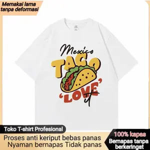 100% Katun Musim Panas Kaos Pria Leher Bulat Lengan Pendek Longgar Kaos Setengah Lengan Trendy Merek Baru Fashion Cetak Santai Atasan Serbaguna
