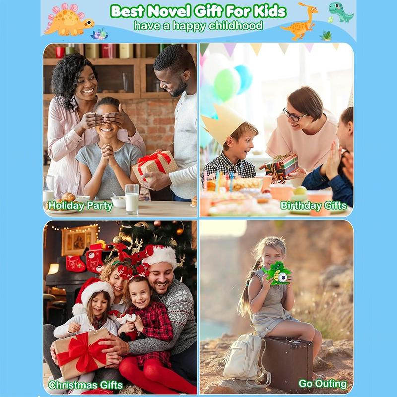 New HD 1080P 1080P Digital Camera 32GB Soft Silicone Case Toddler Camera Dinosaur Children Camera Toy for Kids 7