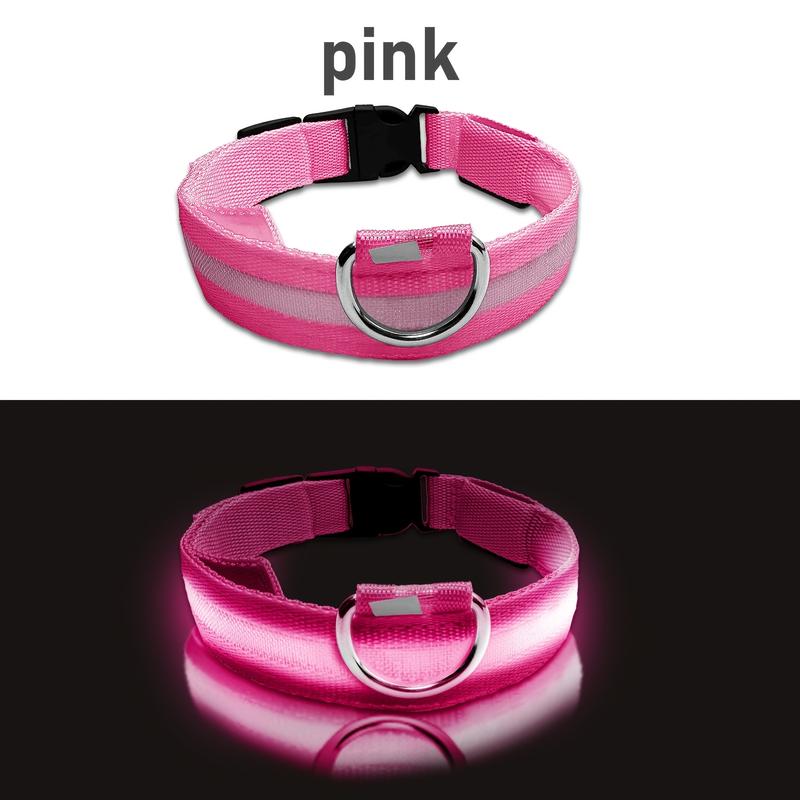 Product Introduction of LED luminous pet collar, suitable for small and medium-sized dogs - keep your pet safe and visible during nighttime walks, slightly waterproof 8
