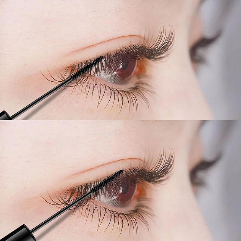 Mascara không thấm nước lâu trôi chải lông mi sợi 4