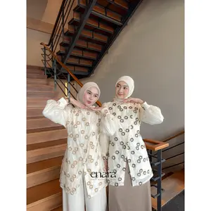 DINDA/LAIKA FLOWER - tunik blouse by ENARA OUTFIT