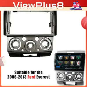 Frame Head Unit Android 9 Inch Ford Everest 2006-2013 Ford Ranger 2006-2011 Mazda BT-50 2006-2011 Aksesoris Interior Mobil