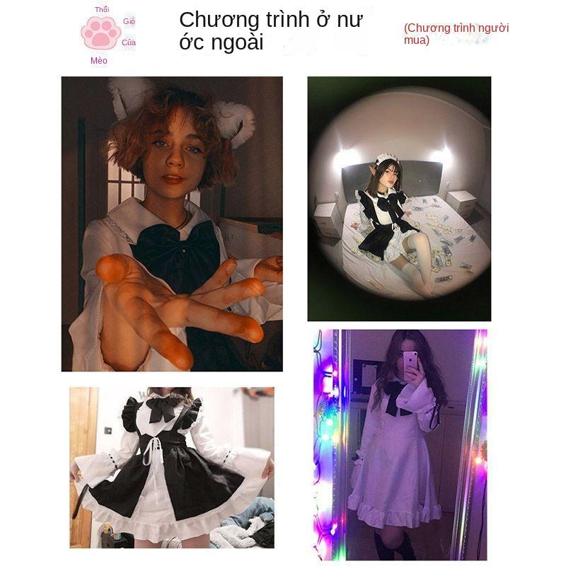 Product Introduction of Váy Hầu Gái, Phong Cách Lolita Dễ Thương Hàng Ngày, Quần Áo Nữ Nhật Bản, Trang Phục Hầu Gái Ông Chủ, Bộ Trang Phục Hầu Gái Mèo Thổi Đầy Đủ 4