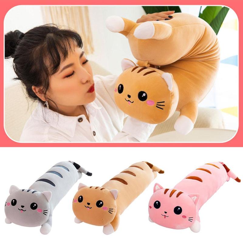 Giant Size Sleepping Long Pillow Cushion Cat Plush Koala Popular Gifts Panda Stuffed Birthday I1E7 6