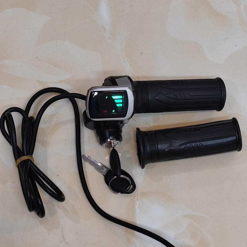 Tay ga báo pin 24V dùng cho tất cả các xe đạp có áp 24V đến 29.4V Gắn Xe Đạp Đạp Xe Đạp Sports Cacbon 3