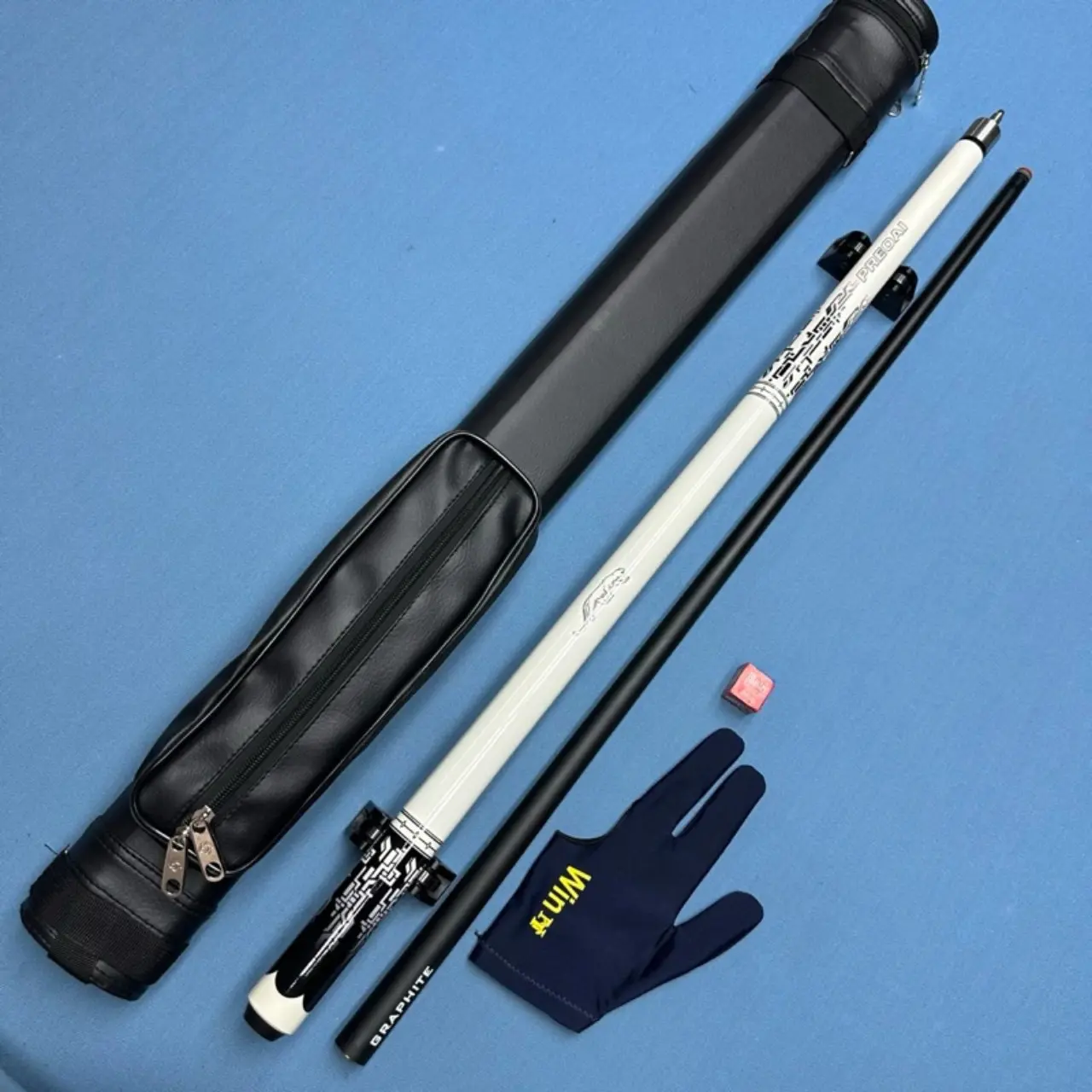 Cơ bida Ruby phủ carbon lỗ pool( tặng bao da và phụ kiện) Đồng Gậy Bida Sport bidalỗ k