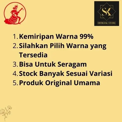 Jilbab Umama Scarf Voal Kola 5-G Metal Logo Jahit110 x110cm Kerudung Polycotton Tryspan 8