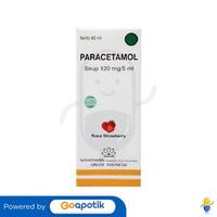 Gambar PARACETAMOL NOVAPHARIN 120 MG/5 ML SIRUP 60 ML dari Apotek Rejeki Sidoarjo by GoApotik Kab. Sidoarjo 2 Tokopedia