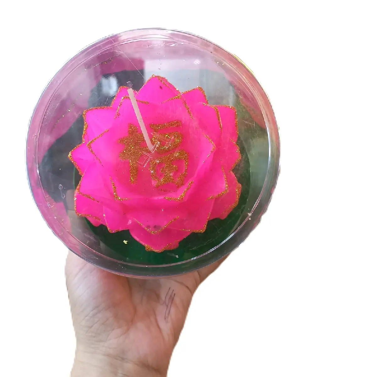 Nến hoa sen - Nến thắp hương - Nến dâng cúng Phật cỡ trung màu hồng, vàng, đỏ dùng để thờ cúng và biếu tặng Nến Thơm Decor Phòng n ế nếnkhôngtắt đồ thờ thịnh vượng nguyen lieu nenthom handmade