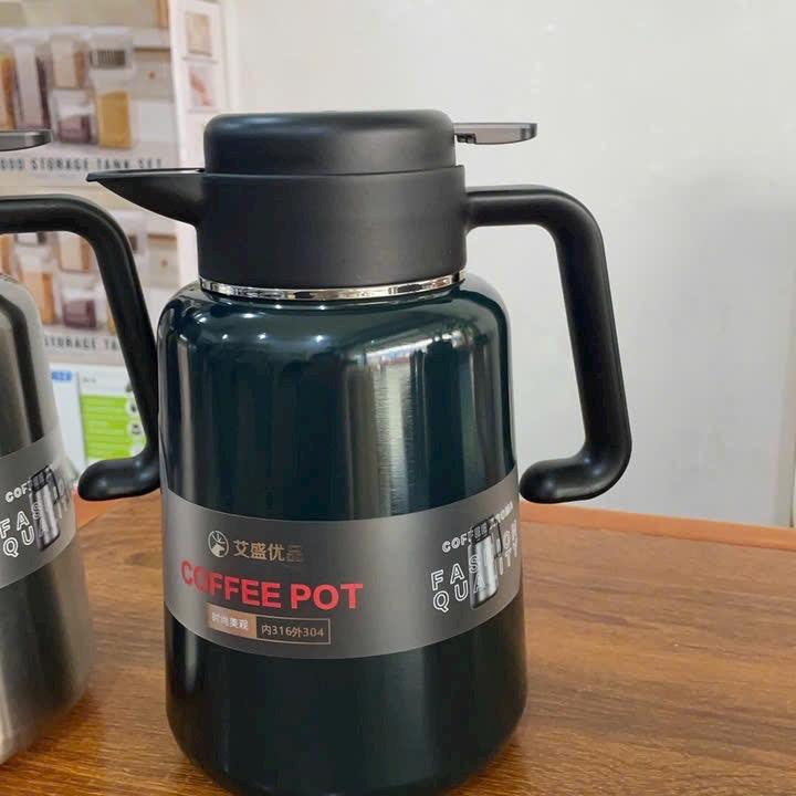  ￼Phích nước  ấm ủ nước nóng ,lạnh bình pha trà ủ trà có lọc inox cao cấp 316 dung tích 1800ml-2200ml  Tặng kèm 1 lõi lọc trà  