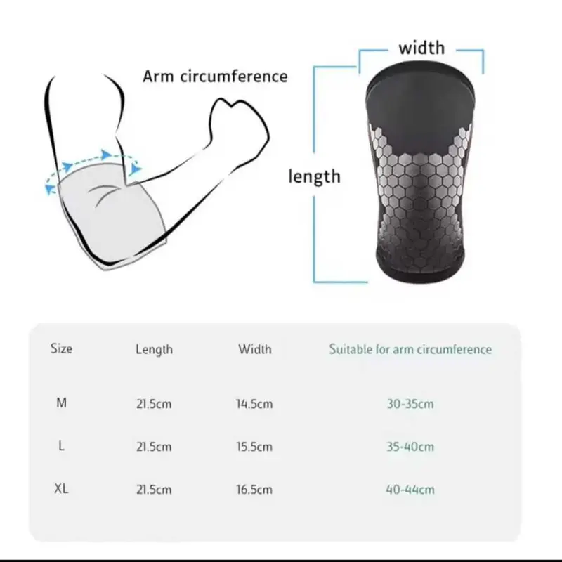 AOLIKES 7944 Pelindung Lengan Siku Deker Dekker Elbow Pad Olahraga Gym 1