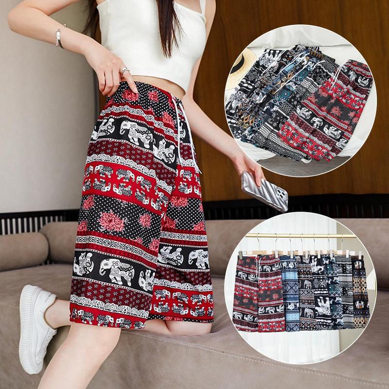 Product Introduction of Elephant Shorts Soft Cloth Comfortable To Wear Shorts Travel Sleep Stay At Home Elephant Pattern Pants With Many Patterns To Choose 29