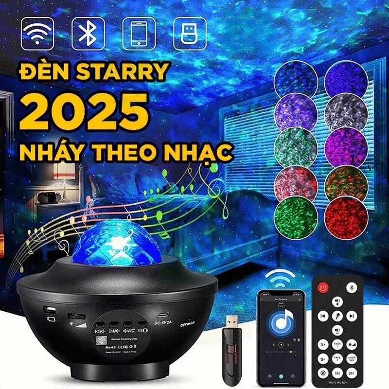 Bluetooth Star chiếu ánh sáng với điều khiển từ xa 360 ° Galaxy Nebula ánh sáng…