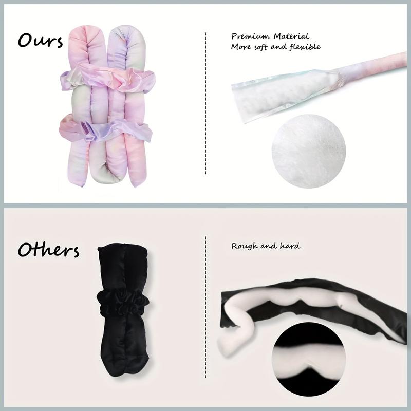 Product Introduction of Bộ Thanh Uốn Tóc Không Nhiệt, Băng Đô, Không Nhiệt, Lọn Tóc Lụa, Con Lăn Tóc Ruy Băng, Máy Uốn Tóc, Để Ngủ, Mềm Mại, Băng Đô, Để Tạo Kiểu 1