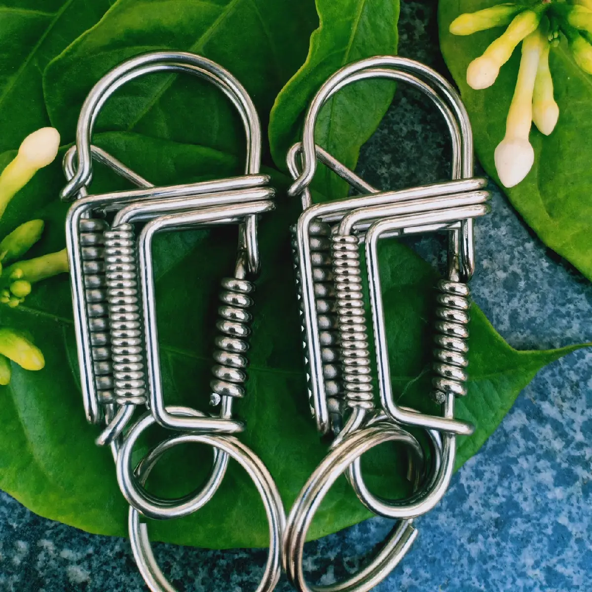 combo 2 móc khóa inox sáng bóng.chống rỉ sét,hen rỉ.Độ bền cao. Siêu đẹp.