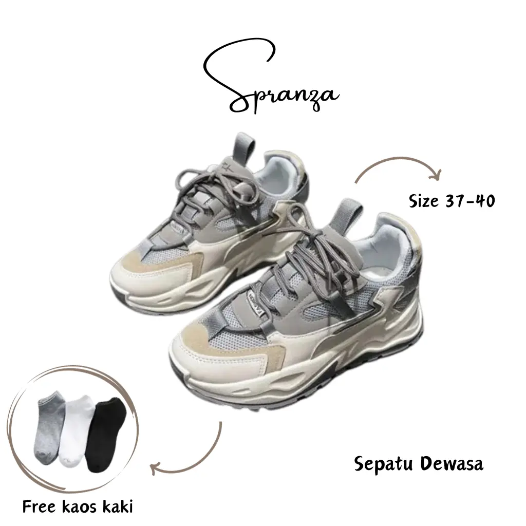 Sepatu Sneakers Wanita OOTD Termurah Cewek Perempuan Casual Shoes