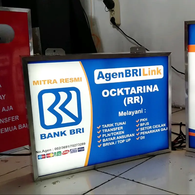 NEON BOX AKRILIK UK 30X45 DISEN SUKA SUKA 5
