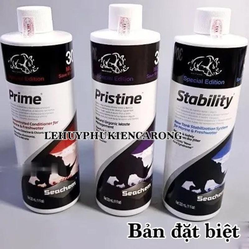 Stability-Prime-Pristine Bản đặc biệt thêm 30% - Vi sinh Seachem Giành Cho Hồ Cá