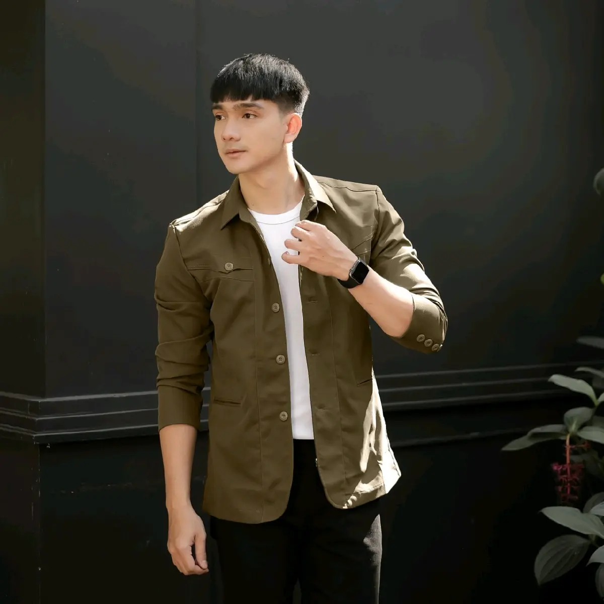 Fashion Pria Jas Semi Blazer Terbaru Original ProgressMan Terlaris Army Cream Formal Keren Navy Hitam Nyaman Lembut Hijau Panjang Putih Tebal Dewasa Casual Distro Simple Basic Baju