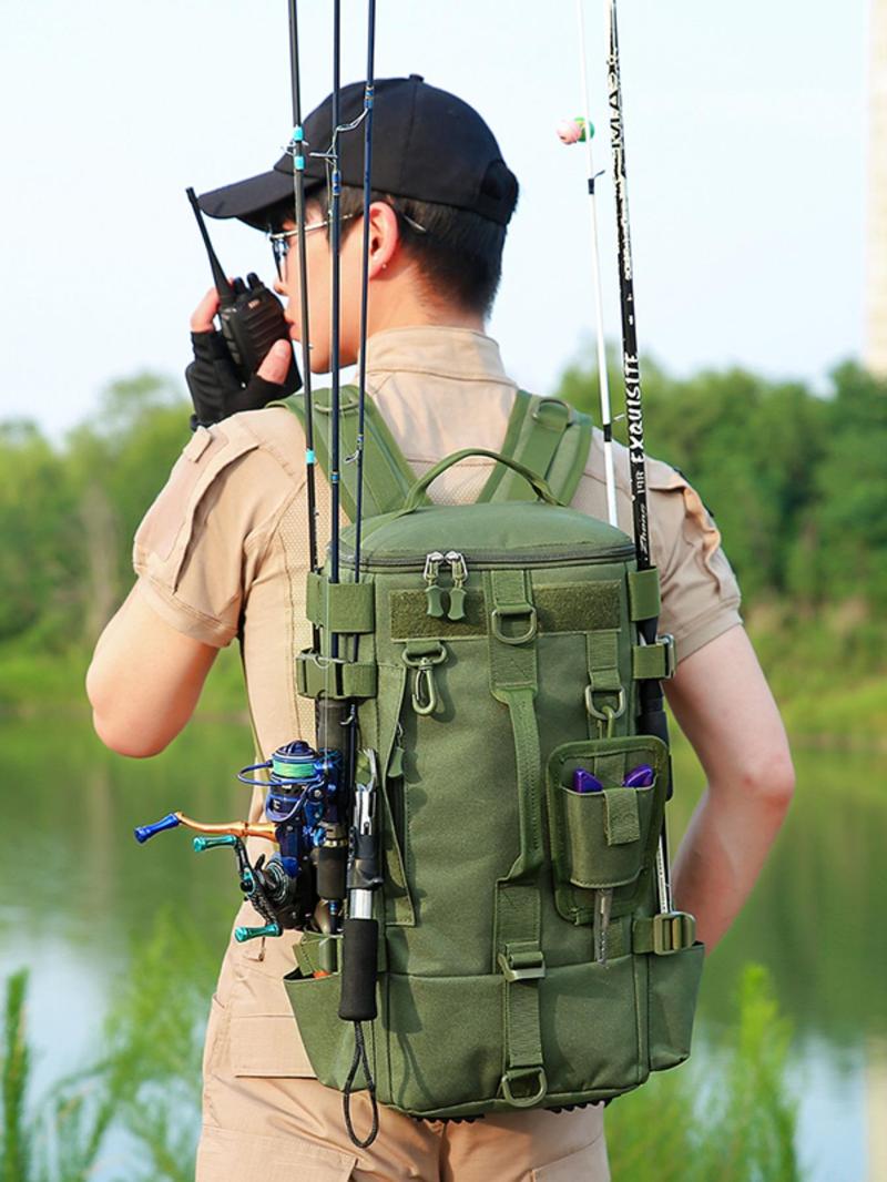 Product Introduction of Outdoor Fishing Bag, Large Capacity Outdoor Bag, Fishing Gear Bag, Multifunctional Fishing Backpack, Fishing Accessories 6