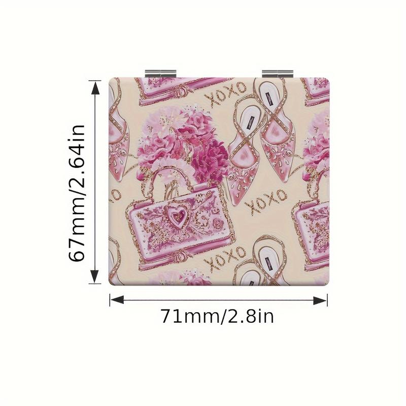 Product Introduction of Gương Trang Điểm, Nhỏ Gọn, Hình Vuông, Gấp Hai Mặt, Gương Cảm Ứng Mỹ Phẩm, Gương Làm Đẹp, Thích Hợp Làm Ví, Quà Sinh Nhật Cho Phụ Nữ, In Hình Thời Trang Mỹ Phẩm 8