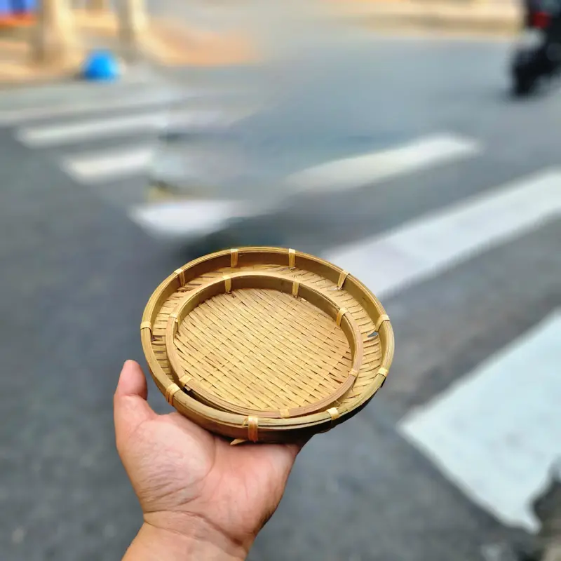 Mẹt tre thủ công đa dạng mẫu mã, mẹt trang trí chụp hình, mẹt đựng hoa quả bánh kẹo 2