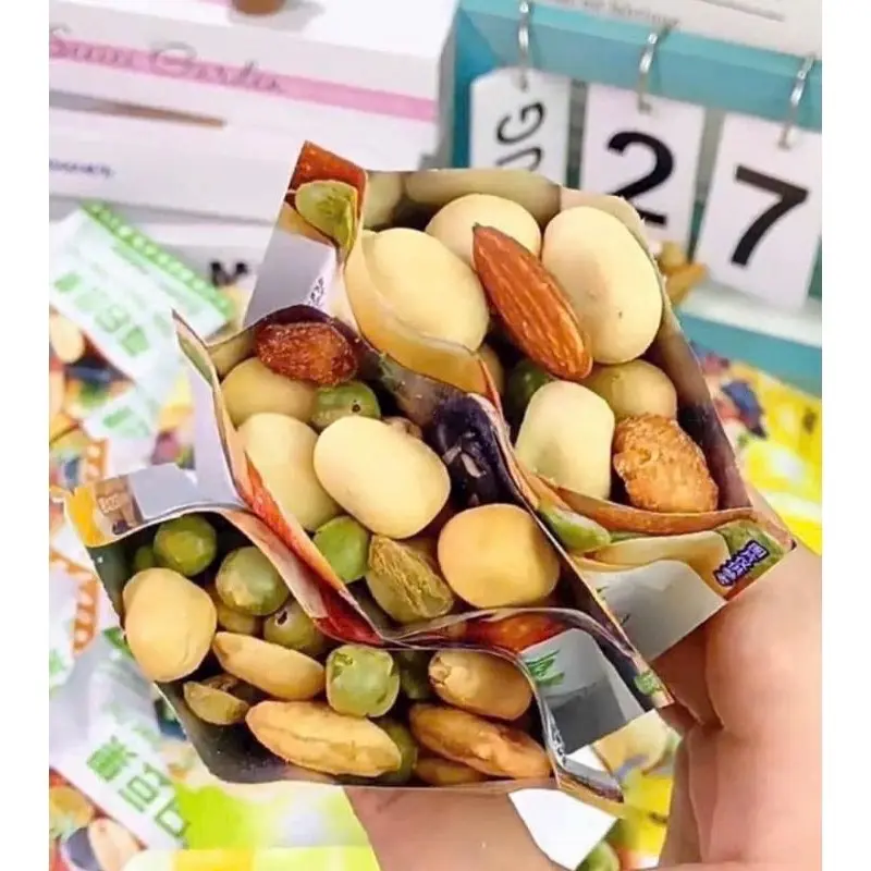 ￼Combo 30 gói hạt dinh dưỡng mix vị Ganyuan,Hạt ngũ cốc sấy khô tẩm vị nội địa  Food Snack 6