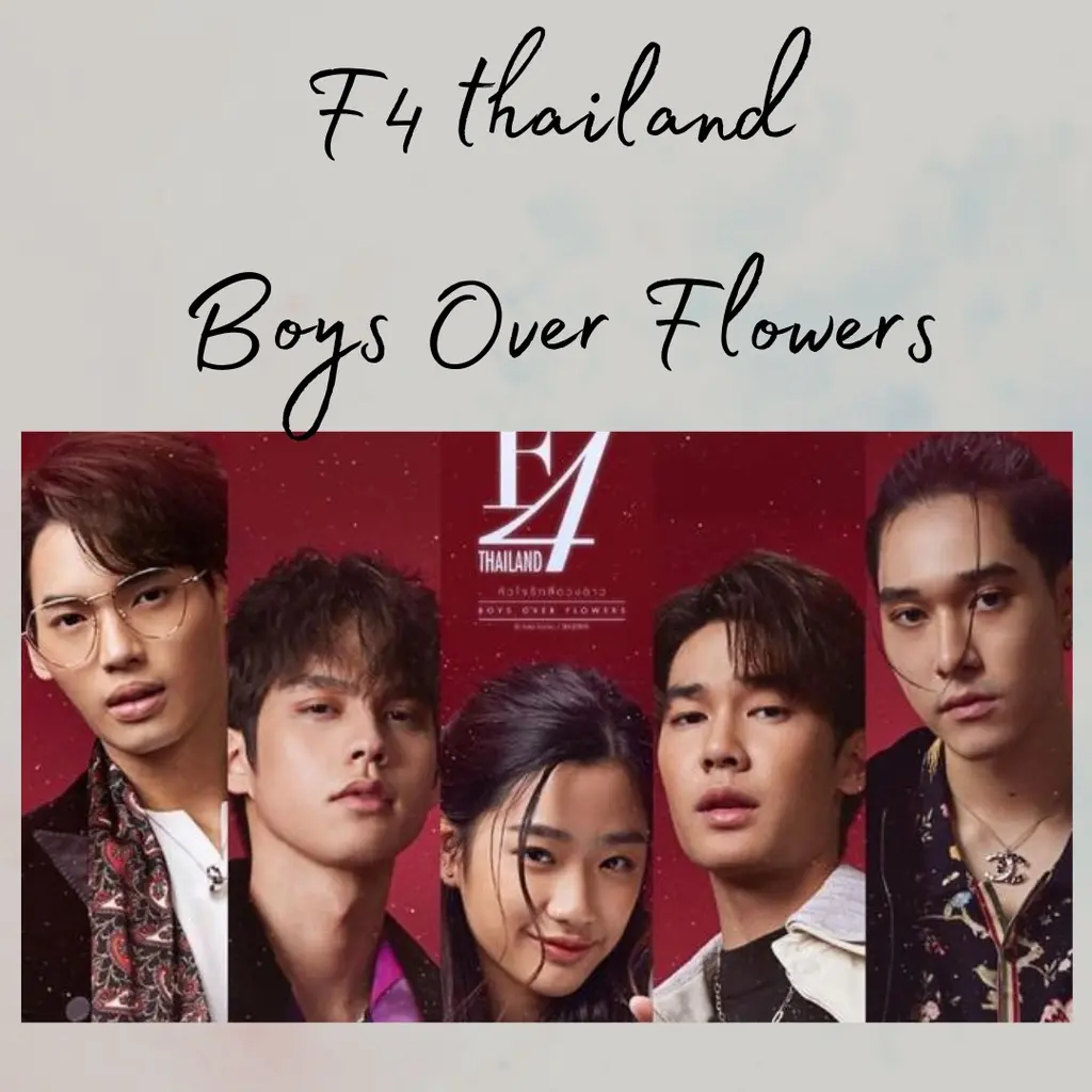F4 Thailand: Boys Over Flowers PHOTO CARDS (FANMADE) (THYME, REN, KAVIN ...