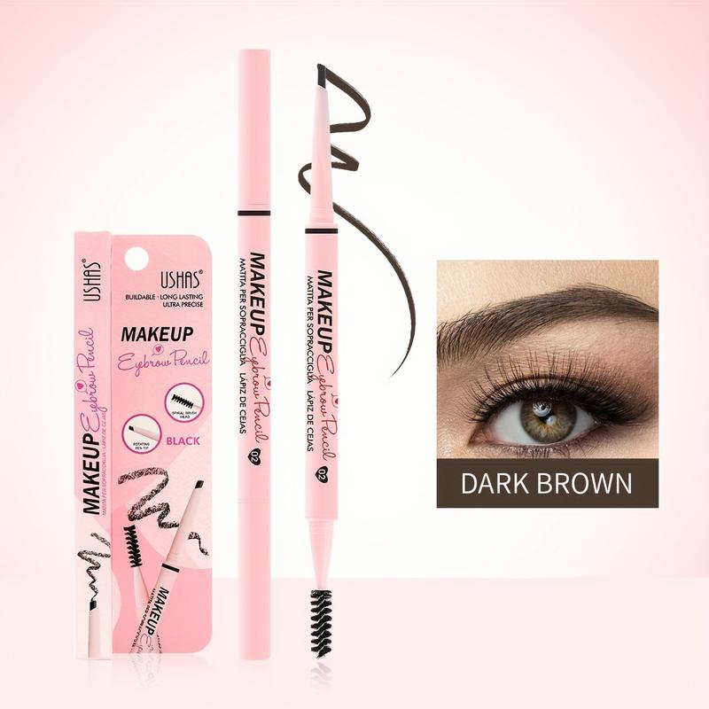 Product Introduction of USHAS Rotating Eyebrow Pencil, Waterproof, Sweatproof, Non-bleeding, Long-lasting, Non-smudging, Natural Makeup 7