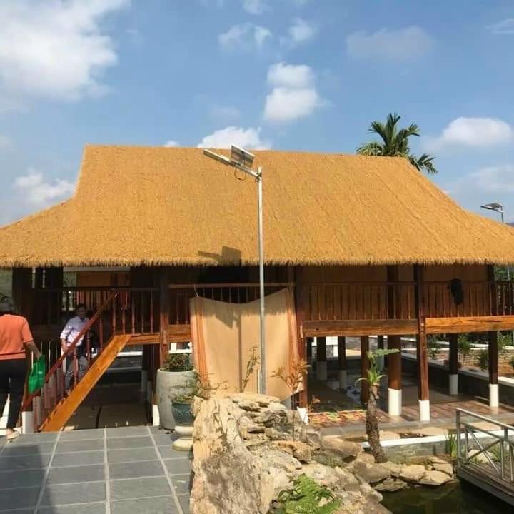Rơm nhân tạo combo 20m2 (1m x 20m) - Lợp mái nhà, ốp vách, làm - TikTok ...