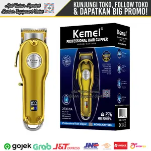 Alat Cukur Rambut Mesin Cukur Rambut Hair Clipper Charger KEMEI 1986 Box Metal