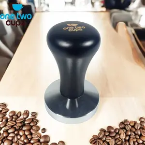 One Two Cups Tamper Kopi Espresso Coffee Press Powder Stainless 58mm