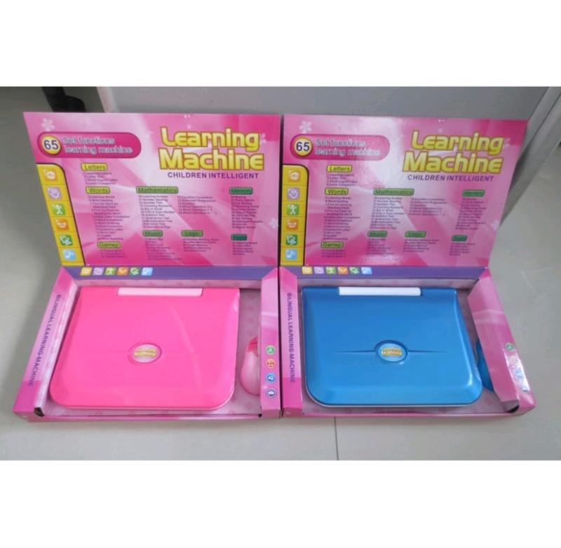mainan belajar learning machine laptop mouse 65 bahasa layar game notebook playpad 0