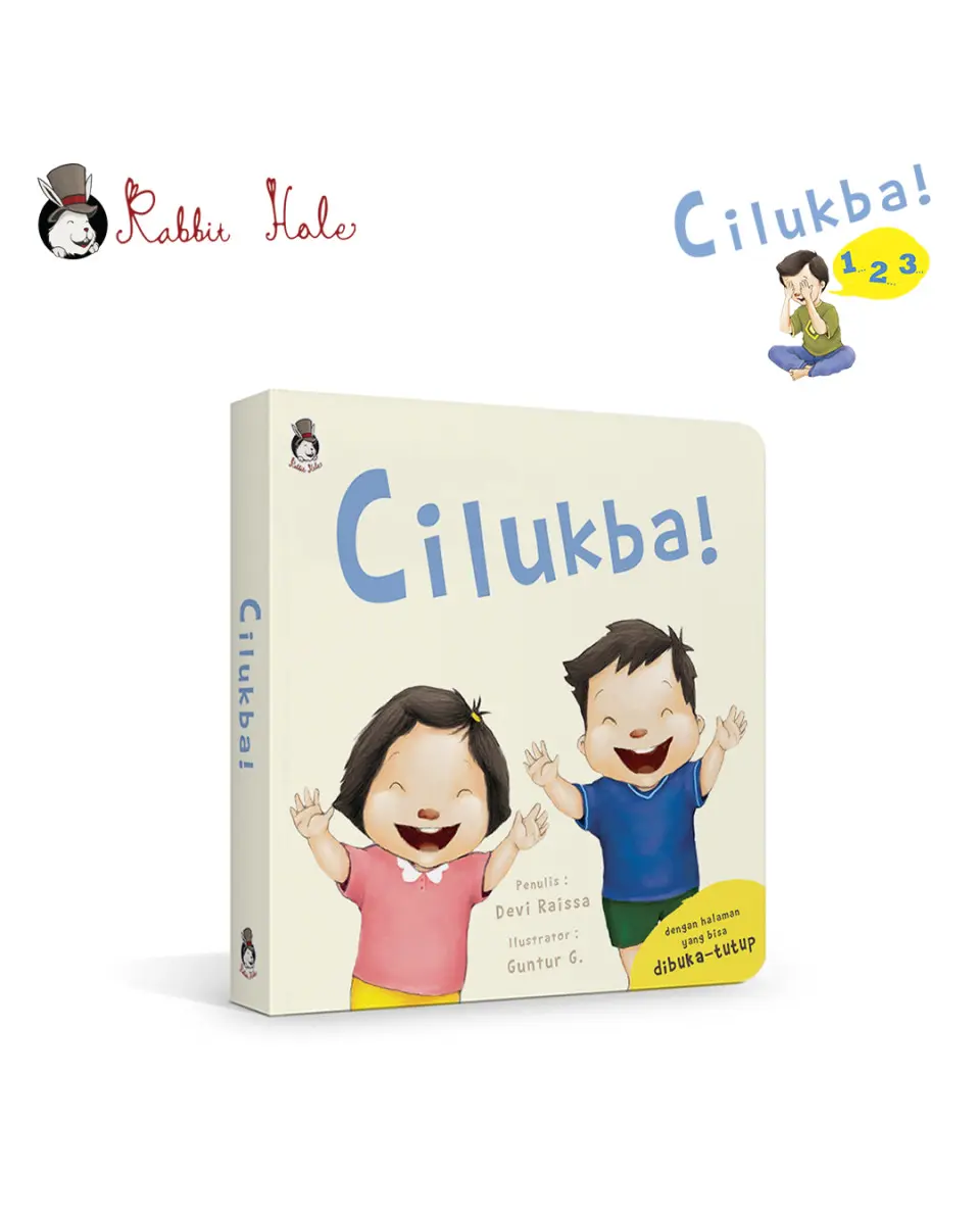 RABBIT HOLE - Cilukba ! / Buku Anak Bayi (Board Book) di bawah 2 tahun