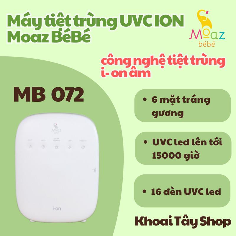 Máy tiệt trùng UVC ION Moaz BéBé MB 072 - 16 bóng đèn Led Khoai Tây Shop