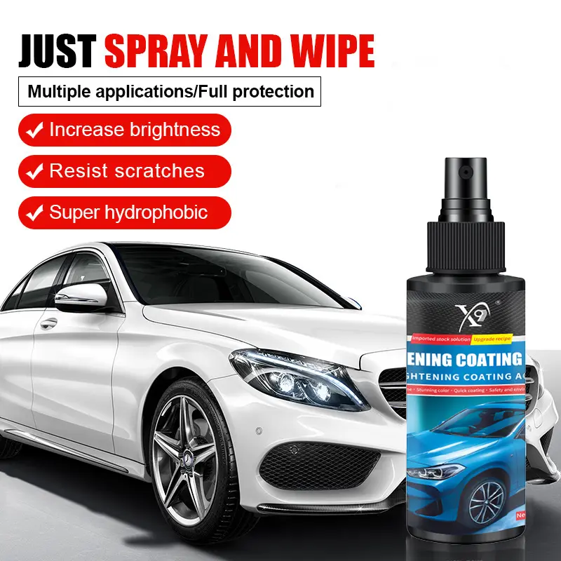 #RayHong# Car Paint Coating Agent , Hand spray coating wax , Nano paint coating agent spray polish curing wax