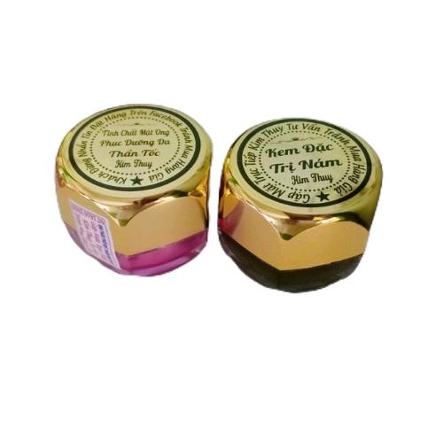 TRỌN BỘ 2 HỘP. [KEM ĐẶC TRỊ NÁM VÀ KEM TINH CHẤT MẬT ONG PHỤC DƯỠNG DA THẦN TỐC ]kim thuy