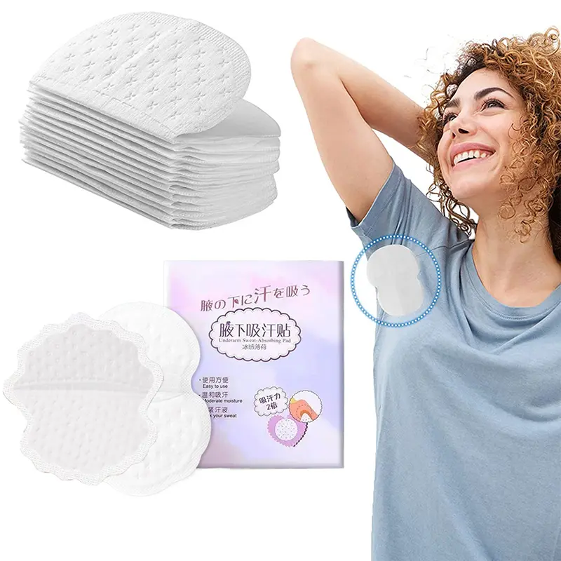 [mqs]10/20Pcs Underarm Sweat Pads Absorb Liners Minty Underarm Gasket From Sweat Armpit Stickers Anti Deodorant Pads For Clothes