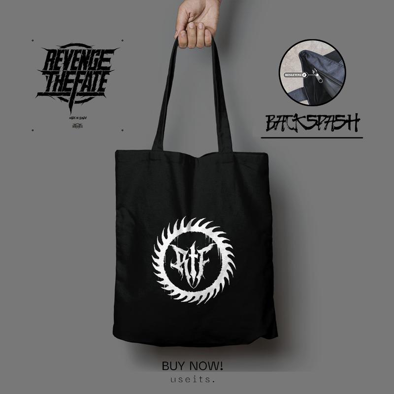 Totebag Revenge The Fate - Totebag Band - Totebag Pria - Totebag Wanita - Tote bag Pria - Tote bag Wanita - Tote bag Resleting - Tote bag Wanita Kuliah - Tote bag Wanita Resleting 3