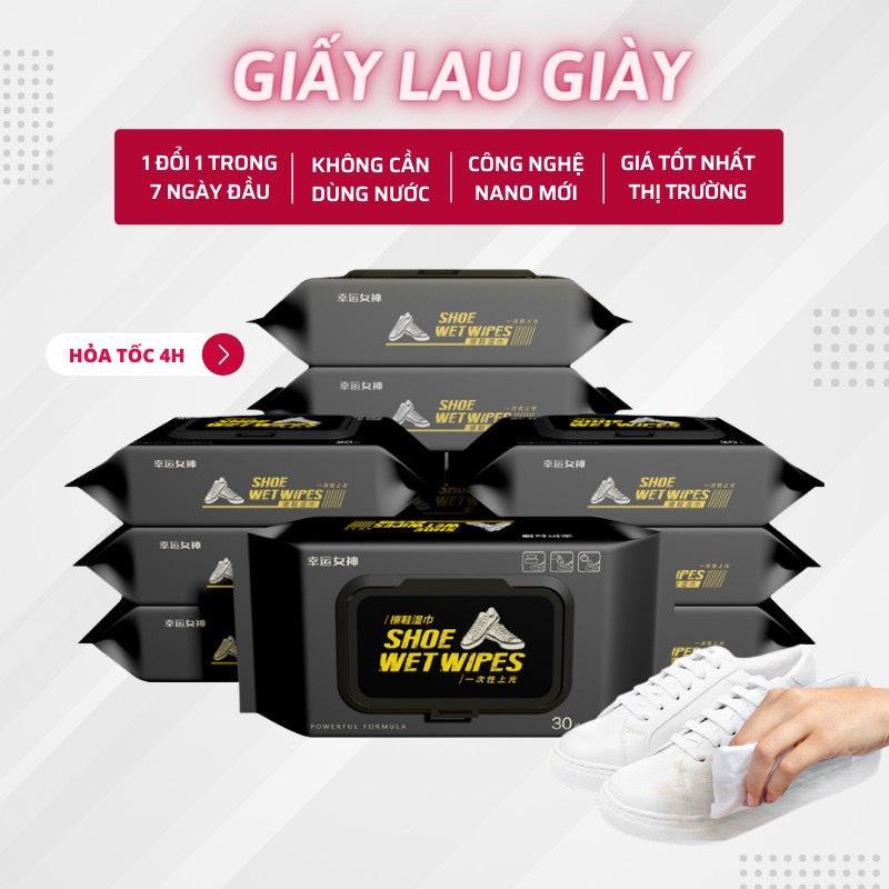 Khăn Ướt Lau Giày Siêu Sạch Diệt Khuẩn Không Hoá Chất Làm Hại Da Tay, Vải Giày 88352