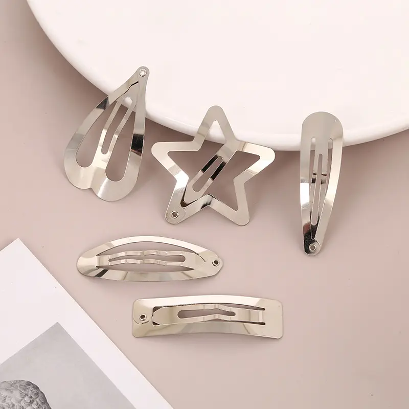 Kẹp Tóc Thời Trang, Thủ Công Tự Làm, Kẹp Bên, Kẹp BB Tình Yêu Ngôi Sao Năm Cánh, Mũ Đội Đầu