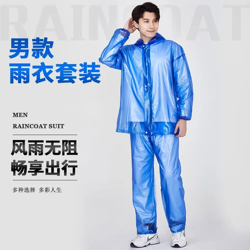 Áo Mưa Cao Su, Bộ Quần Đi Mưa, Thân Chia, Không Thấm Nước, Thích Hợp Cho Xe Máy, Xe Chạy Pin, Người Lớn, Đi Bộ Đường Dài, Cắm Trại Ngoài Trời, Hàng Mới Về