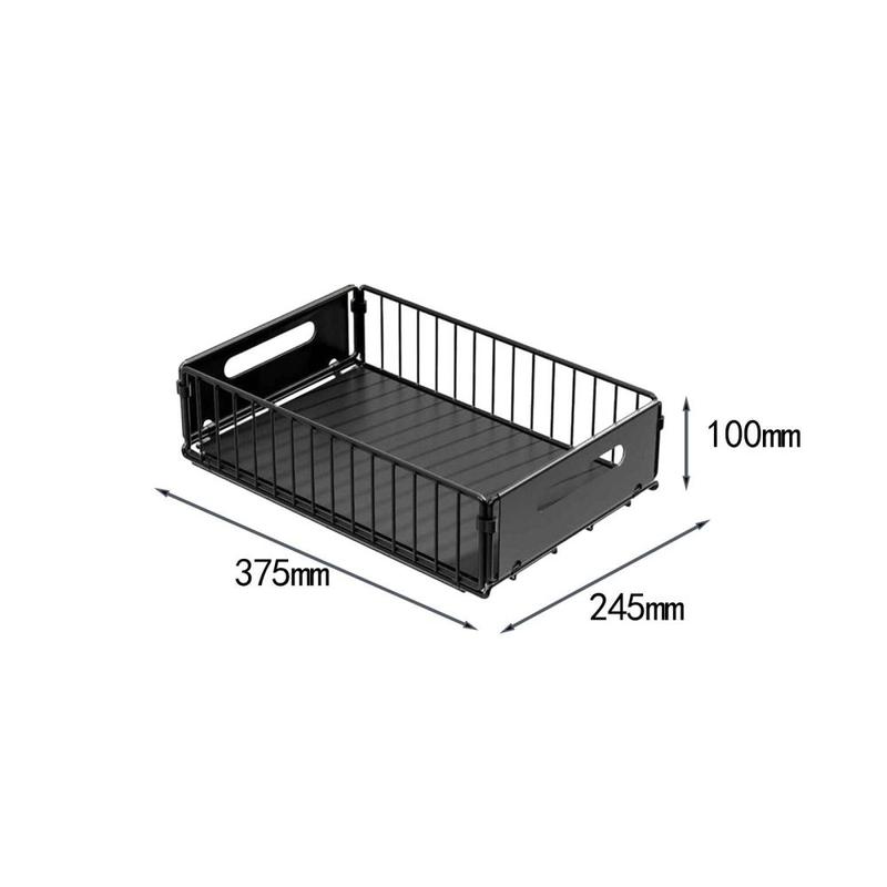 Product Introduction of 2Pcs Pull Out Cabinet Organizer Slide Out Shelves Undersink Organizers Under Sink Shelf Sliding Drawer Storage for Cabinets 0