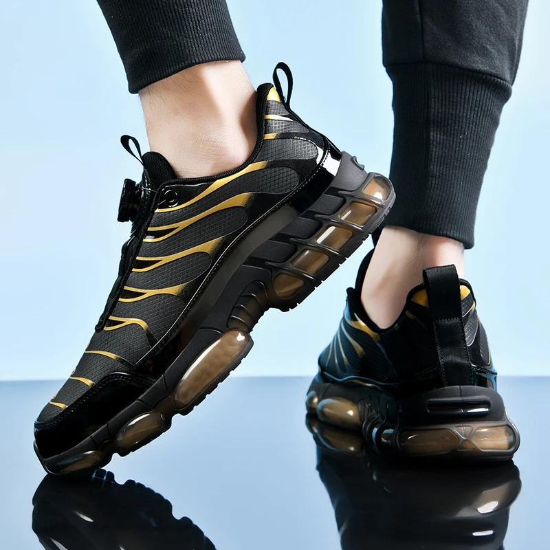 Custom Men Fashion Casual Sports Sneakers Rotary Knob Easy Wearing Lightweight Blank Running Walking Shoes for Women Trainers Training_voghion.com