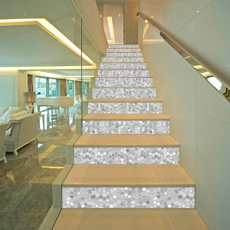 Stair Sticker, Tile Sticker, Peel and Paste Stair Sticker, Waterproof Removable Wall Sticker, Wall Decal 7