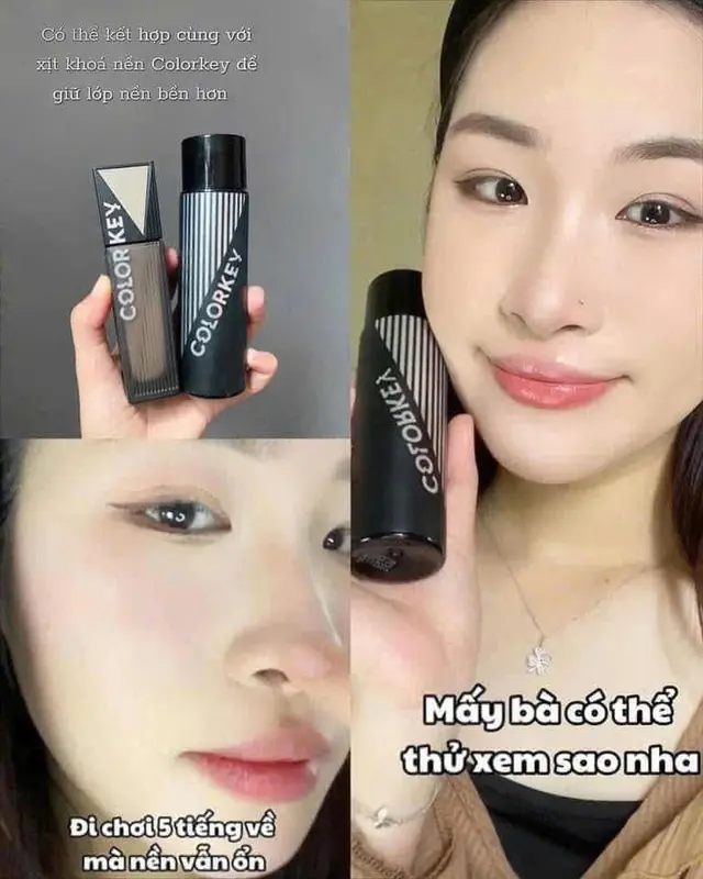 Xịt Khóa nền Trang Điểm COLORKEY Tia Sương Mềm Mại Dưỡng Ẩm Kiềm Dầu Chống Thấm Nước 100ml 7